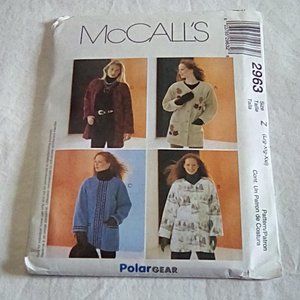 Vintage McCall's 2963 Unlined Jacket sz L-XL-XXL